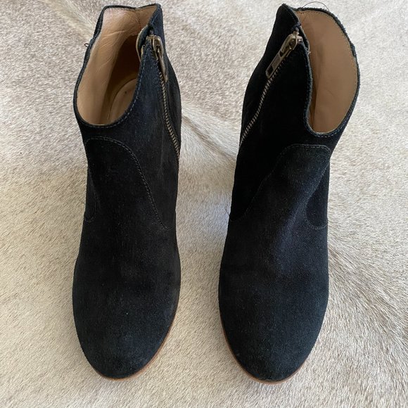 Club Monaco Black Suede Booties - Picture 3 of 6